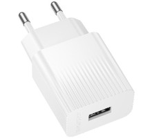 BOROFONE BAS71A/ Сетевое ЗУ/ 1 USB/ Выход: 10.5W/ белый