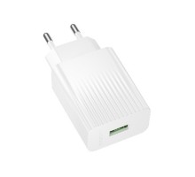 BOROFONE BAS72A/ Сетевое ЗУ/ QC 3.0/ 1 USB/ Выход: 18W/ белый