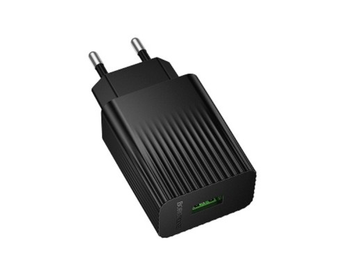 [Аксессуар] BOROFONE BAS72A/ Сетевое ЗУ/ QC 3.0/ 1 USB/ Выход: 18W/ черный