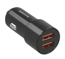 BOROFONE BZ19B/ Авто ЗУ/ QC 3.0/ 2 USB/ Выход: 36W/ черный