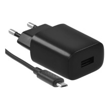 HOCO C134A/ Сетевое ЗУ + Кабель Micro 1m/ 1 USB/ Выход: 10.5W/ Black