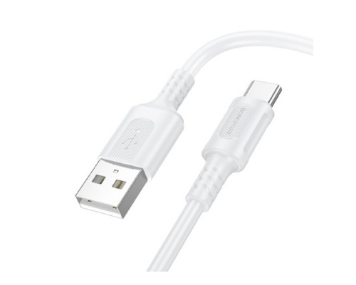[кабели] BOROFONE BX111/ USB кабель Type-C/ 1m/ 3A/ White