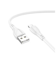 BOROFONE BX121/ USB кабель Lightning/ 1m/ 2.4A/ белый