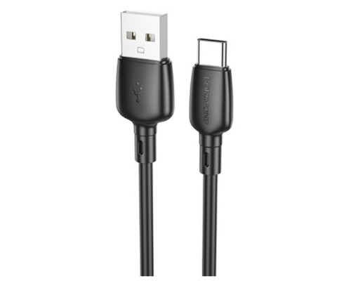 [кабели] BOROFONE BX93/ USB кабель Type-C/ 1m/ 3A/ Black