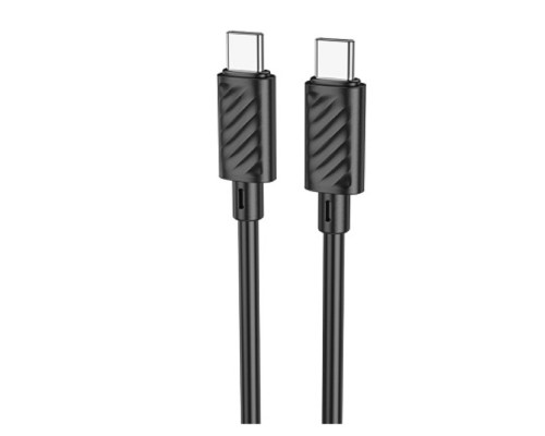 [кабели] HOCO X88/ PD кабель Type-C-Type-C/ 1m/ 60W/ Black