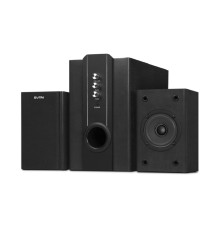 SVEN SPS-820,черная кожа/черный {2.1, 2 сат. + сабвуфер,18 Вт + 2 х 10 Вт (RMS) ,усил.- 20-20000 Гц}