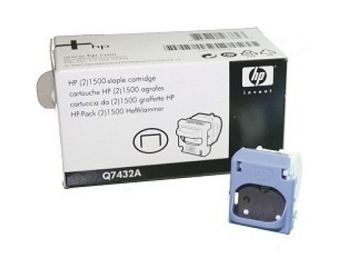 [Расходные материалы] HP Q7432A Картридж со скрепками {HP LJ M2727/M3035/3390/3392/CM3530/M525/M575, (1500x2)}