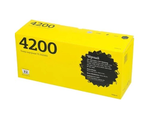 [Расходные материалы] T2 ML-1520D3/ML-1710D3/SCX-4100D3/SCX-4216D3/SCX-D4200A/109R00725/109R00748/113R00667/013R00607 Картридж (TC-S4200U) для ML-1510/1710/SCX-4100/4200/Xerox 3115/3120/3130/PE16/PE114 (3000 стр.) с чип