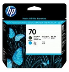 HP C9404A Печатающая головка №70, Matte Black + Cyan {DesignJet Z32100/Z3100/ Photosmart Pro B9100} 