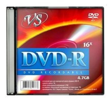 Диски VS DVD-R 4.7Gb, 16x, Slim Case 5шт. (620397)