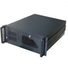 Procase B430-B-0 черный {4U глубина 450мм, внешн 3x5.25, внутр 8xHDD, MB 12