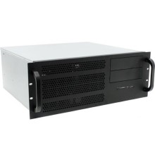 Procase EM439-B-0 черный {4U глубина 390мм, внешн 1x5.25, внутр 4xHDD, MB 12