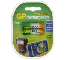 GP ReEnergy 100AAAHC AAA, емкос1000 мАч (100AAAHCRGY-2CRCB2)(2 шт. в уп-ке)  аккумулятор [4891199201448]