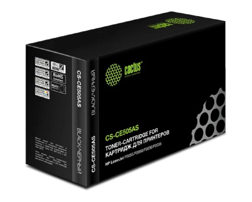 [расходные материалы] CACTUS CE505A Картридж (CS-CE505AS) для HP LJ P2055/P2035 (2300 стр.)