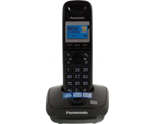 [Телефон] Panasonic KX-TG2521RUT (титан) {АОН, Caller ID,спикерфон,голосовой АОН,полифония,цифровой автоответчик}