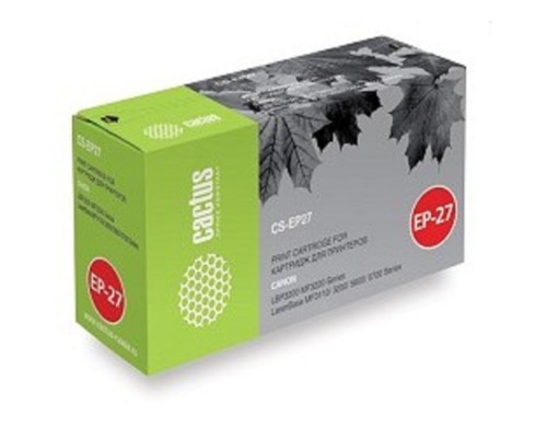 [расходные материалы] CACTUS EP-27 Картридж (CS-EP27S) для LBP3200 MF3220 Series LaserBase MF3110/3200/5600/5700