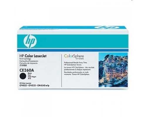 [Расходные материалы] HP CE260A Картридж, Black{CLJ CP4025/CP4525, Black, (8500стр.)}