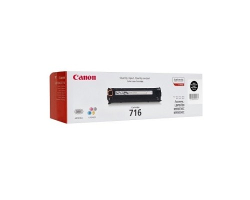 [Расходные материалы] Canon Cartridge 716Bk 1980B002 Картридж для LBP-5050/5050N, Черный, 2300стр. (GR)