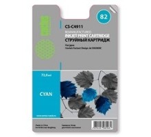 Cactus C4911 Картридж (CS-C4911) № 82 (голубой) для принтеров Design Jet 500/800C