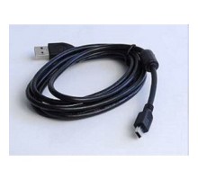 Gembird PRO CCF-USB2-AM5P-6 USB 2.0 кабель для соед. 1.8м  А-miniB (5 pin)  позол.конт., фер.кол. 