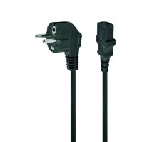 Кабель питания Cablexpert Schuko-C13, VDE, 3х0.75мм2, 10А, с заземлением, 10м, черный, пакет [PC-186-VDE-10M]