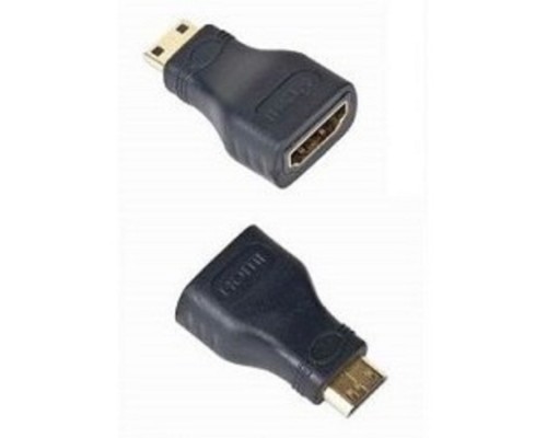 [переходник] Gembird Переходник HDMI-miniHDMI  19F/19M, золотые разъемы, пакет [A-HDMI-FC]