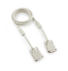 Кабель DVI-D single link Gembird, 1.8м, 19M/19M, экран, феррит.кольца, пакет [CC-DVI-6C] 