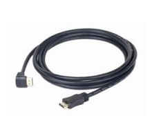 Кабель HDMI Cablexpert CC-HDMI490-10, 19M/19M, v2.0, медь, позол.разъемы, экран, угловой, 3м, черный, пакет