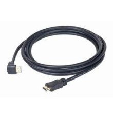 Кабель HDMI Cablexpert CC-HDMI490-15, 19M/19M, v2.0, медь, позол.разъемы, экран, угловой, 4.5м, черный, пакет