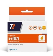 T2 C13T087940 Картридж T2 (IC-ET0879) для Epson Stylus Photo R1900, оранжевый, с чипом