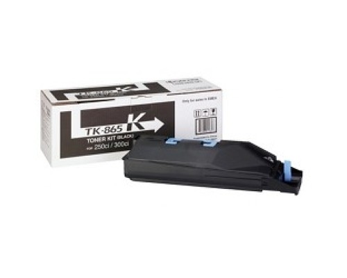 [Расходные материалы] Kyocera-Mita TK-865K Картридж, Black {TASKalfa 250ci/300ci, Black, (20000стр.)} 