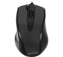 A-4Tech Мышь N-500F V-TRACK (серый глянец/черный) USB, 3+1 кл.-кн.,провод.мышь [641866]