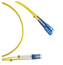 Hyperline FC-D2-9-LC/UR-SC/UR-H-2M-LSZH-YL (FC-9-LC-SC-UPC-2M) Патч-корд волоконно-оптический (шнур) SM 9/125 (OS2), LC/UPC-SC/UPC, duplex, LSZH, 2 м