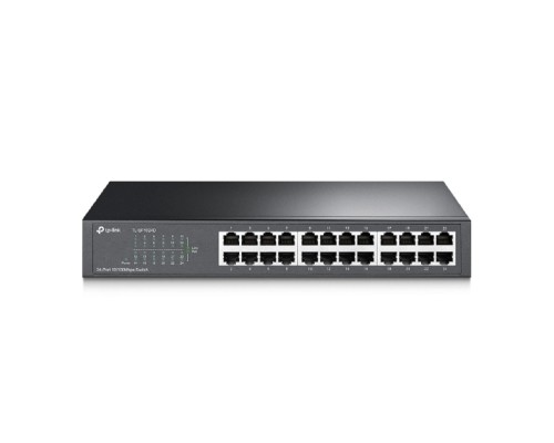 [Сетевое оборудование] TP-Link TL-SF1024D Коммутатор с 24 портами 10/100 Мбит/с для размещения на столе или в стойке