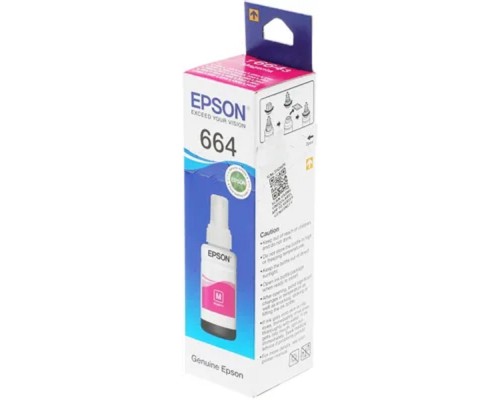 [Расходные материалы] EPSON C13T66434A/C13T664398 Чернила для L100 (magenta) 70 мл 