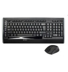 A-4Tech Клавиатура + мышь 9300F, беспроводная, черный, USB [618555]