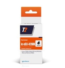 T2 CLI-426BK Картридж (IC-CLI-426-BK) для  Canon Pixma iP4840/MG5140/MG6140/MG8140/MX884 черный с чипом