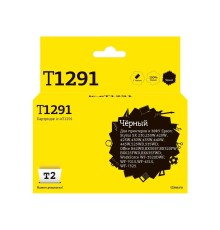 T2 C13T12914010 Картридж (IC-ET1291) для  EPSON Stylus SX420W/SX425W/SX525WD/Office B42WD/BX305F/BX320FW/BX625FWD черный с чипом