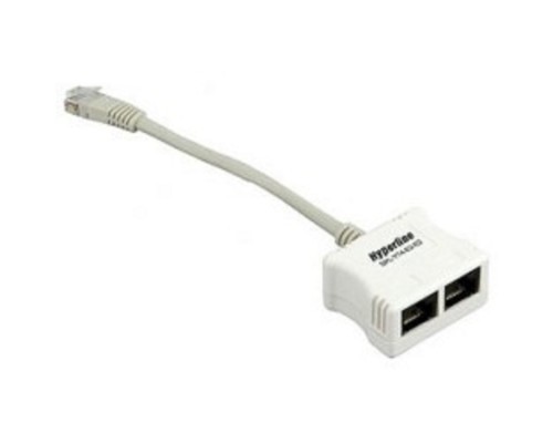 [Монтажное оборудование] Hyperline SPL-YT4-E2-E2 Разветвитель 4Pr.T568A/T568B -> 2 x 2Pr.10BASE-T