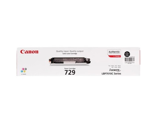 [Расходные материалы] Canon Cartridge 729Bk  4370B002 Тонер картридж для LBP 7010C, Черный, 1200стр.