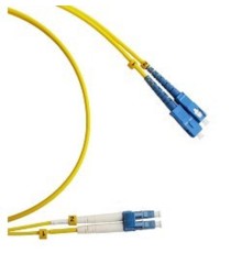 Hyperline FC-D2-9-LC/­UR-SC/­UR-H-3M-LSZH-YL Патч-корд волоконно-оптический (шнур) SM 9/­125 (OS2), LC/­UPC-SC/­UPC, duplex, LSZH, 3 м