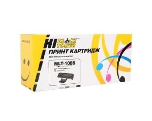 [Расходные материалы] Hi-Black MLT-D108S Картридж для ML1640/1641/2240/2241, Black с чипом, 1500 стр.