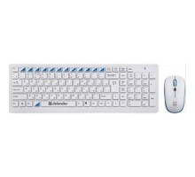 Defender Клавиатура + мышь Skyline 895  Nano W White USB [45895] {2.4ГГц, беспроводная}