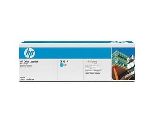 [Расходные материалы] HP CB381A Картридж ,Cyan{Color LJ CP6015/CM6030mfp/CM6040mfp, Cyan, (21000стр.)} 