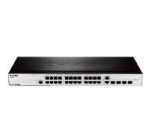 D-Link DES-3200-28/C1A Управляемый L2 коммутатор с 24 портами 10/100Base-TX, 2 портами 100/1000Base-X SFP и 2 комбо-портами 100/1000Base-T/SFP
