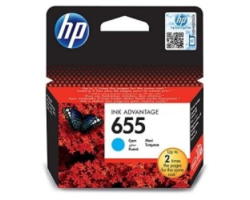 [Расходные материалы] HP CZ110AE Картридж №655, Cyan {DeskJet IA 3525/5525/4615/4625, Cyan}