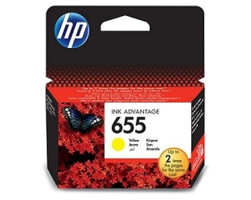 [Расходные материалы] HP CZ112AE Картридж №655, Yellow {DeskJet IA 3525/5525/4615/4625, Yellow} 