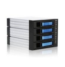 Procase A3-304-SATA3-BL (синий), {Hot-swap корзина 4 SATA3/SAS, 6Gb, 3x5.25, 1xFAN 80x15mm}