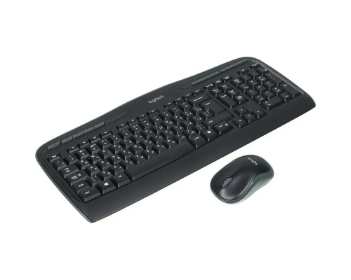 [Клавиатура] 920-003995 Logitech Клавиатура + мышь MK330 USB Wireless Desktop оригинальная заводская гравировка RU/LAT
