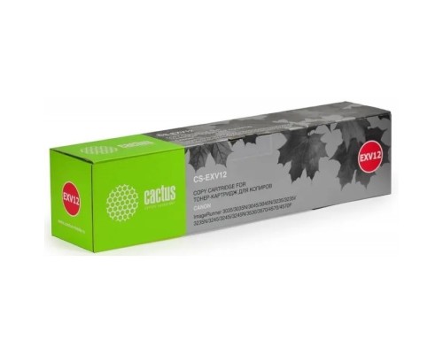 [расходные материалы] C-EXV12_CACTUS Тонер-картридж CACTUS (CS-EXV12) для МФУ Canon IR3035/3045/3530/3570/4570, черный, 24000 стр. (туба 1060 г.)